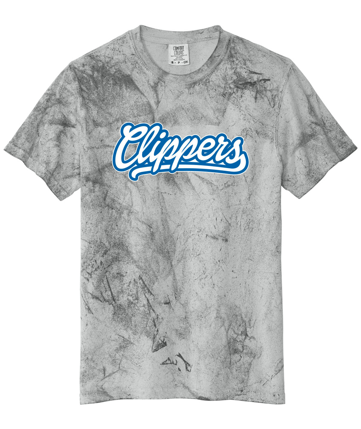Clippers Customizable Comfort Color Colorblast Tee
