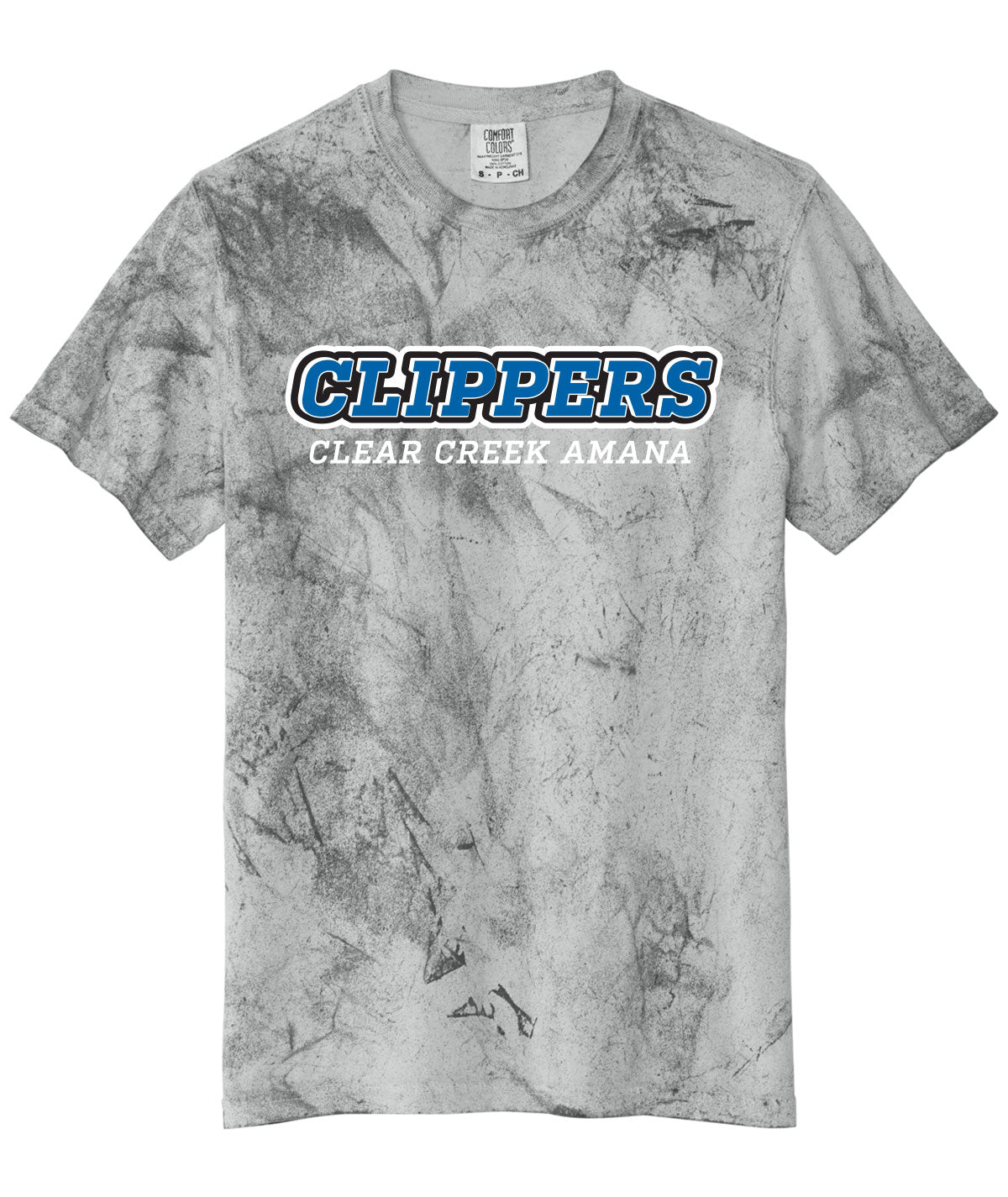 Clippers Customizable Comfort Color Colorblast Tee
