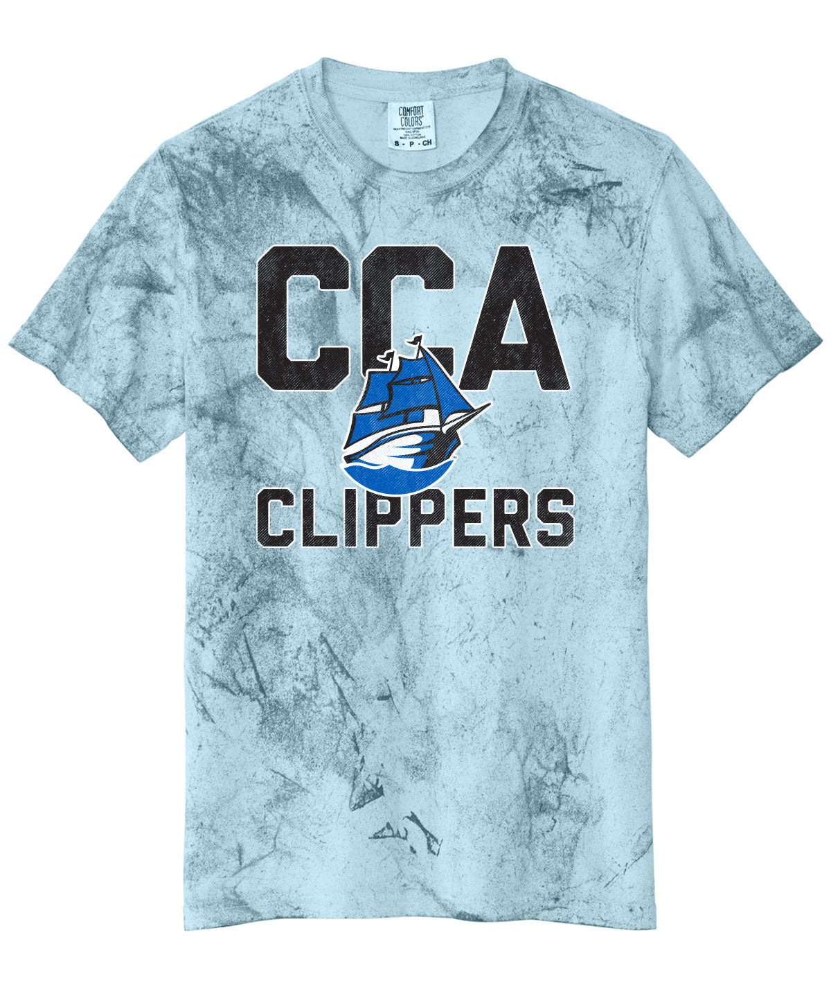 Clippers Customizable Comfort Color Colorblast Tee