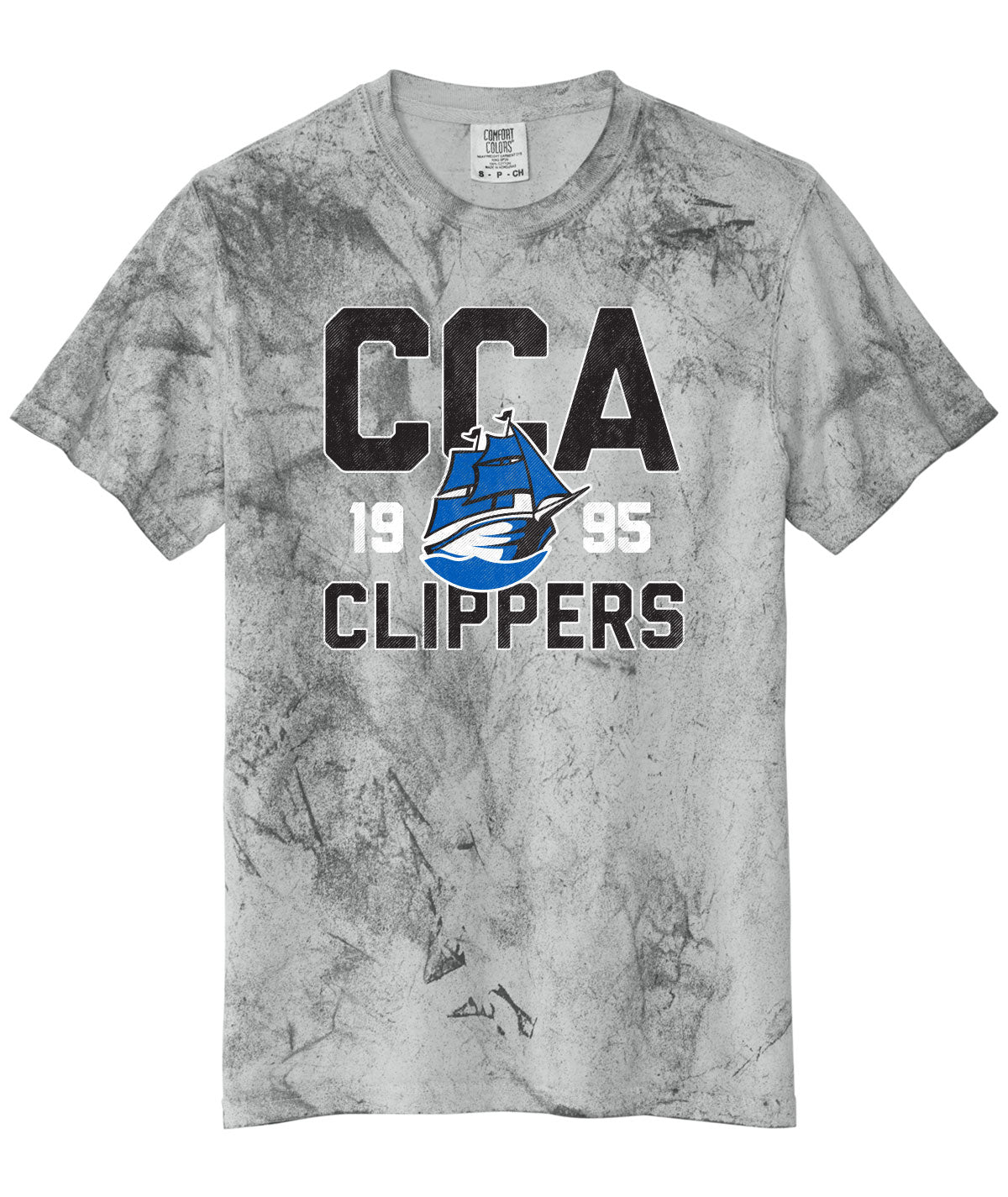 Clippers Customizable Comfort Color Colorblast Tee