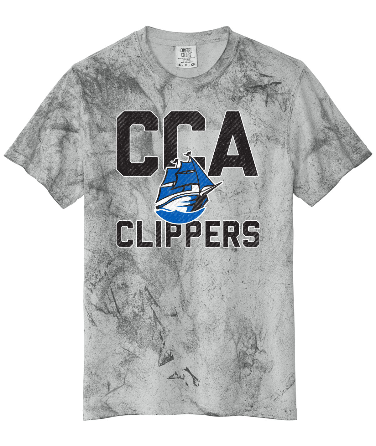 Clippers Customizable Comfort Color Colorblast Tee