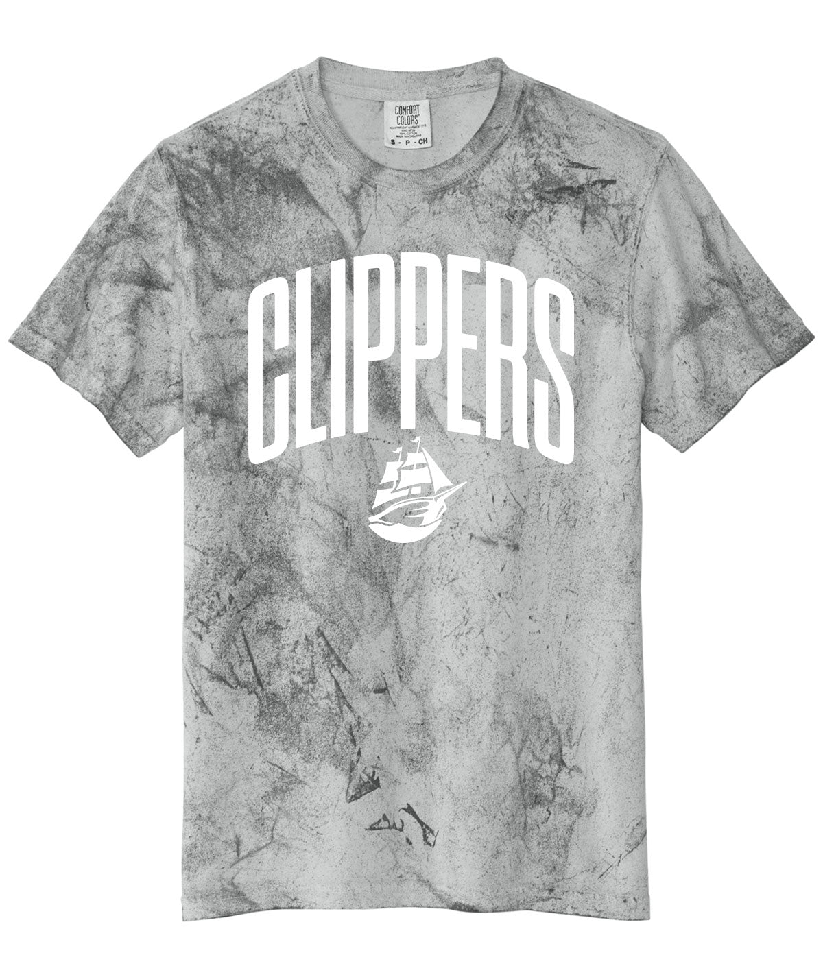 Clippers Customizable Comfort Color Colorblast Tee
