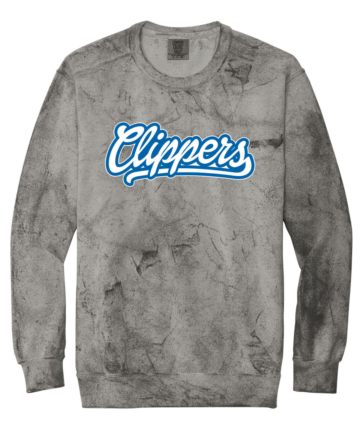Clippers Customizable Comfort Colorblast Crewneck Sweatshirt