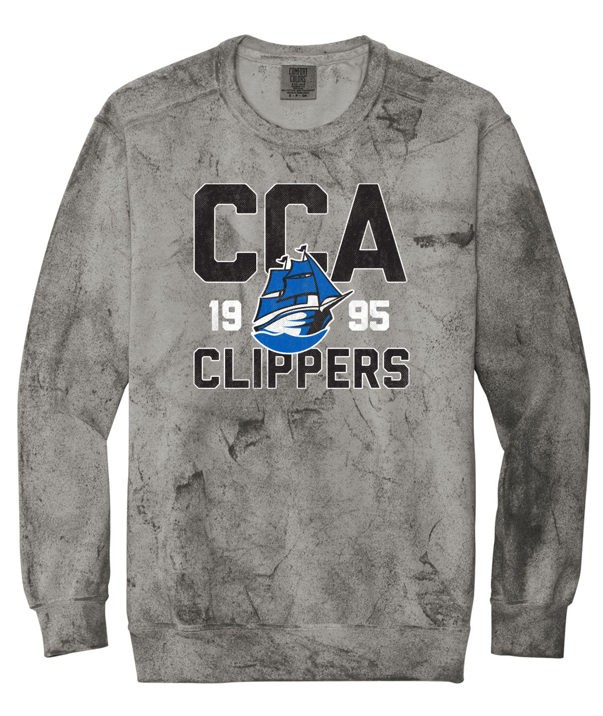 Clippers Customizable Comfort Colorblast Crewneck Sweatshirt
