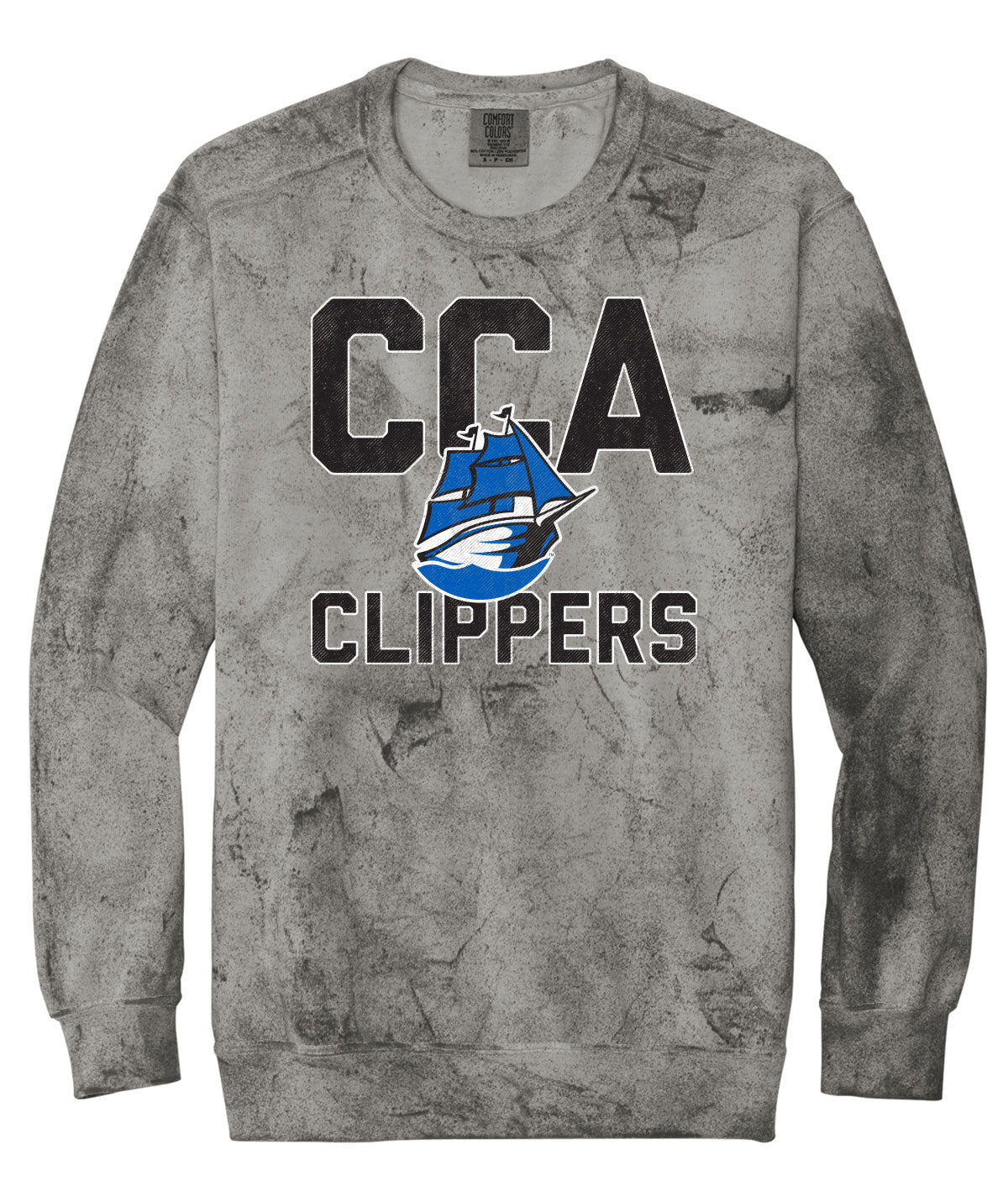 Clippers Customizable Comfort Colorblast Crewneck Sweatshirt