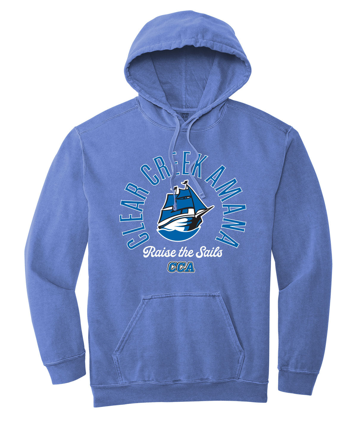 Clippers Customizable Comfort Color Hooded Sweatshirt
