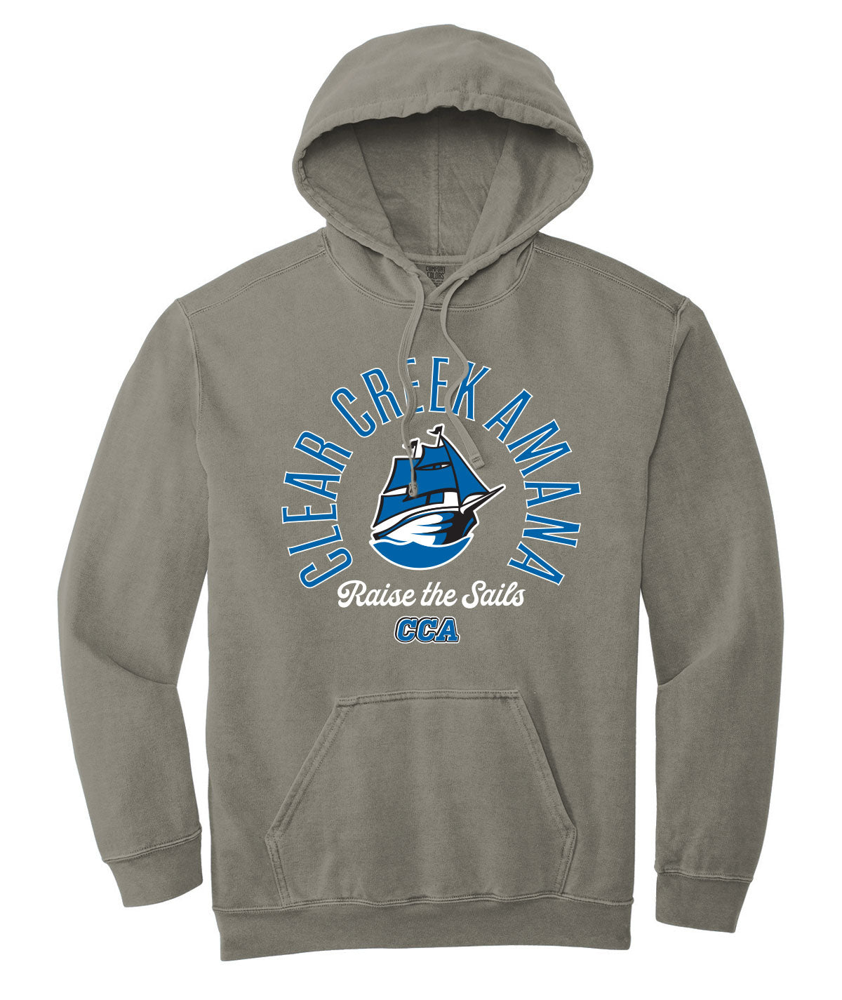 Clippers Customizable Comfort Color Hooded Sweatshirt