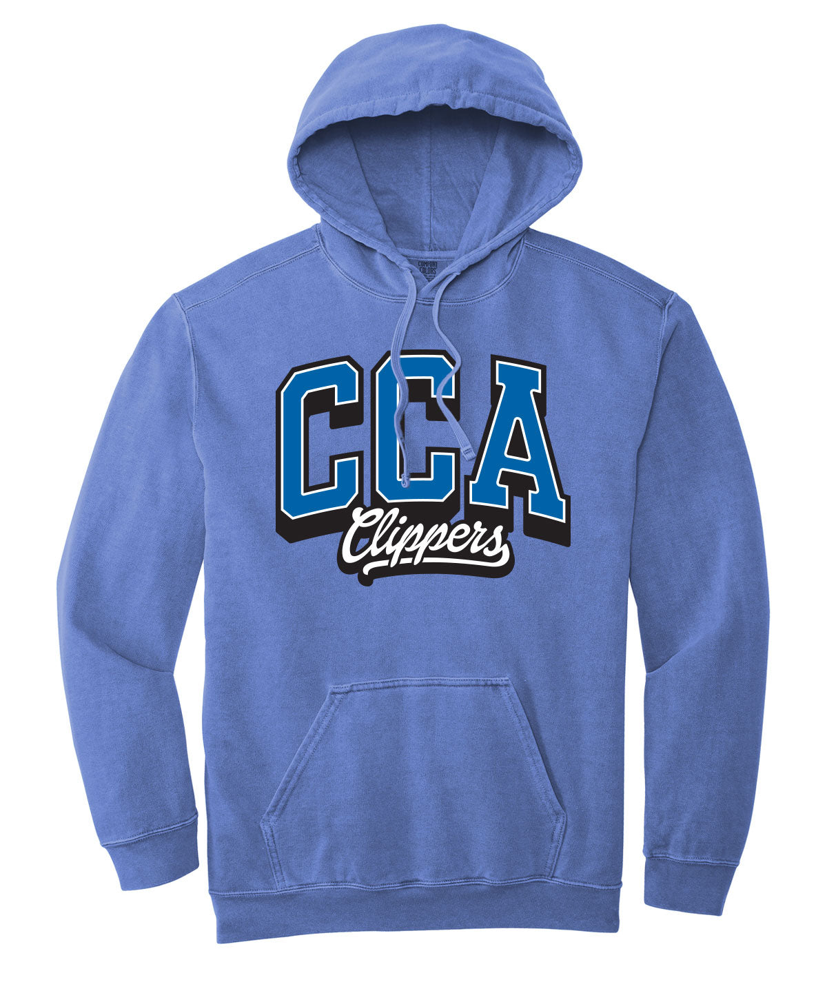 Clippers Customizable Comfort Color Hooded Sweatshirt