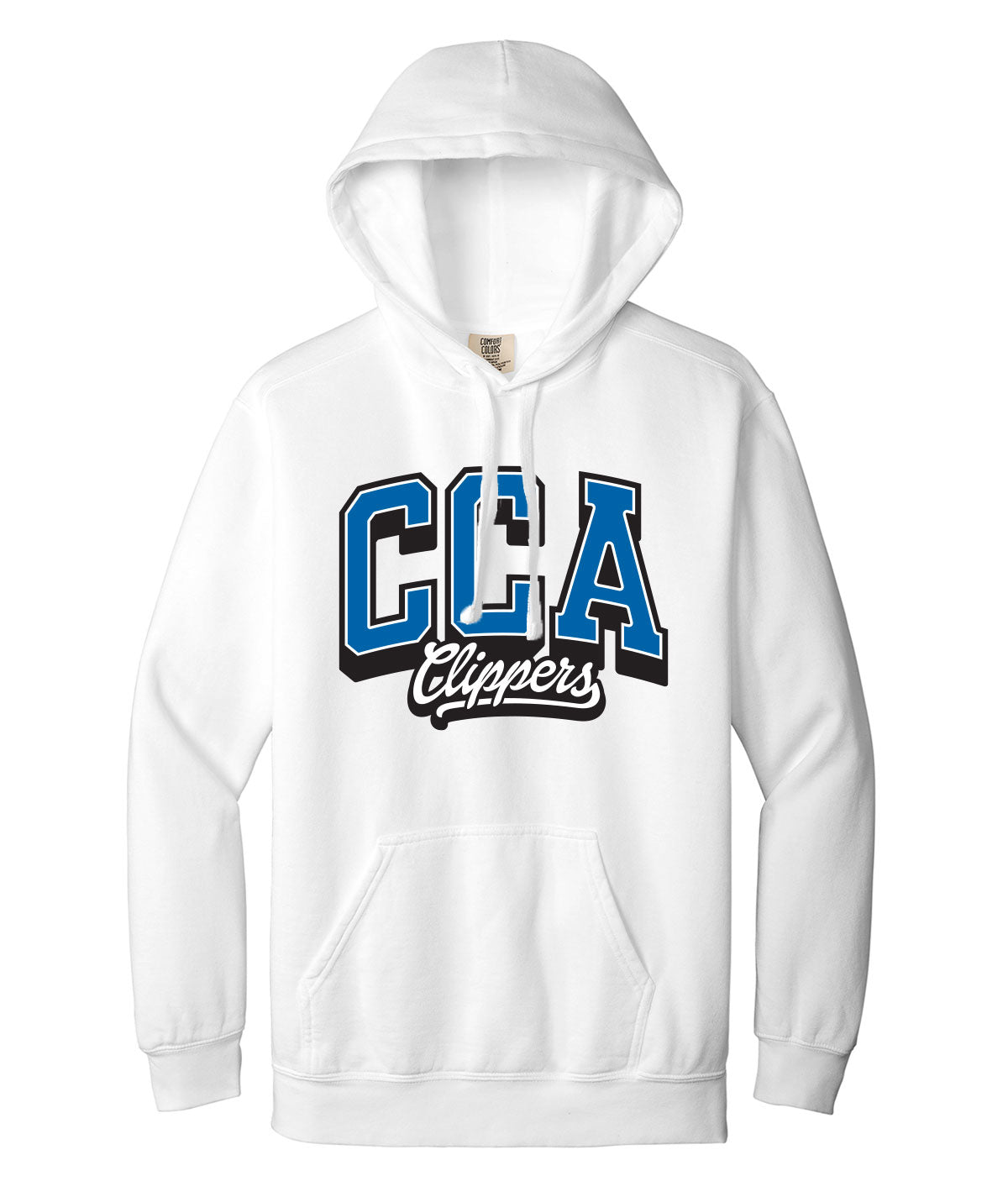 Clippers Customizable Comfort Color Hooded Sweatshirt