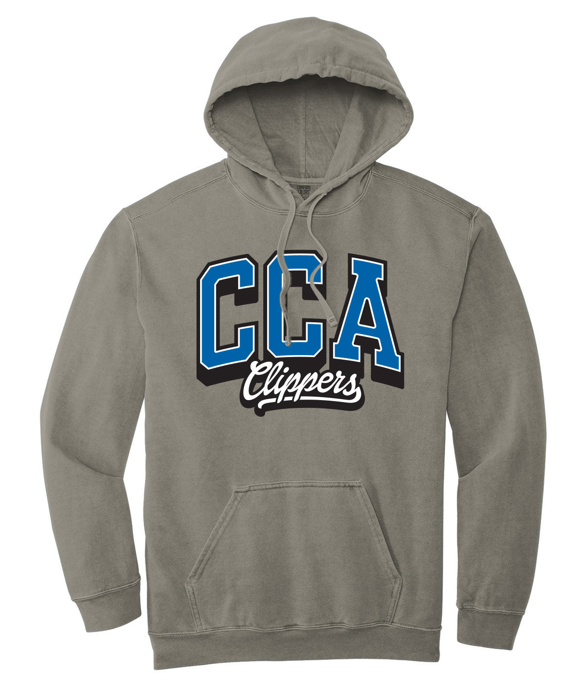 Clippers Customizable Comfort Color Hooded Sweatshirt