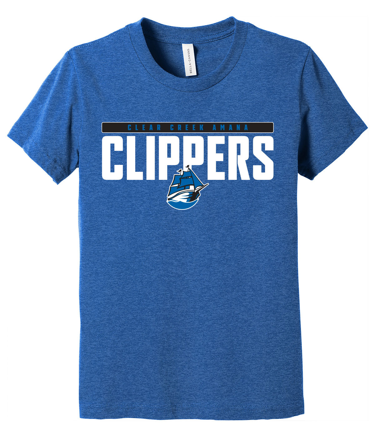 Clippers Stripe Softstlye Youth Tee