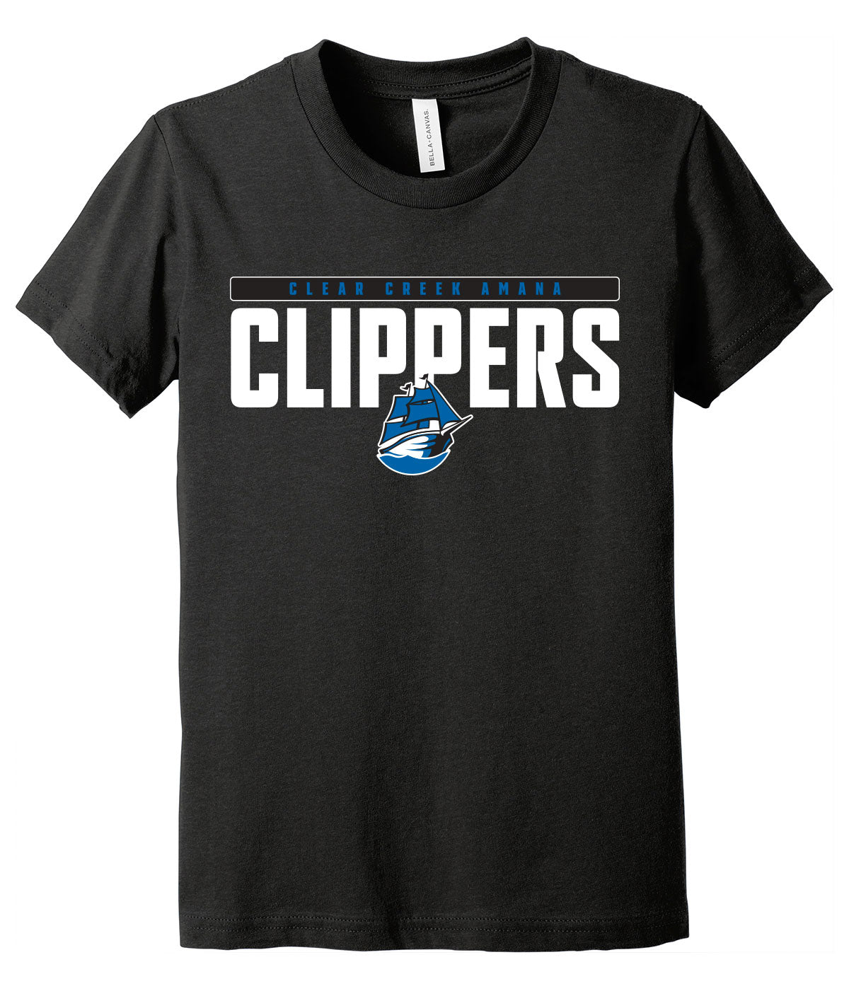 Clippers Stripe Softstlye Youth Tee