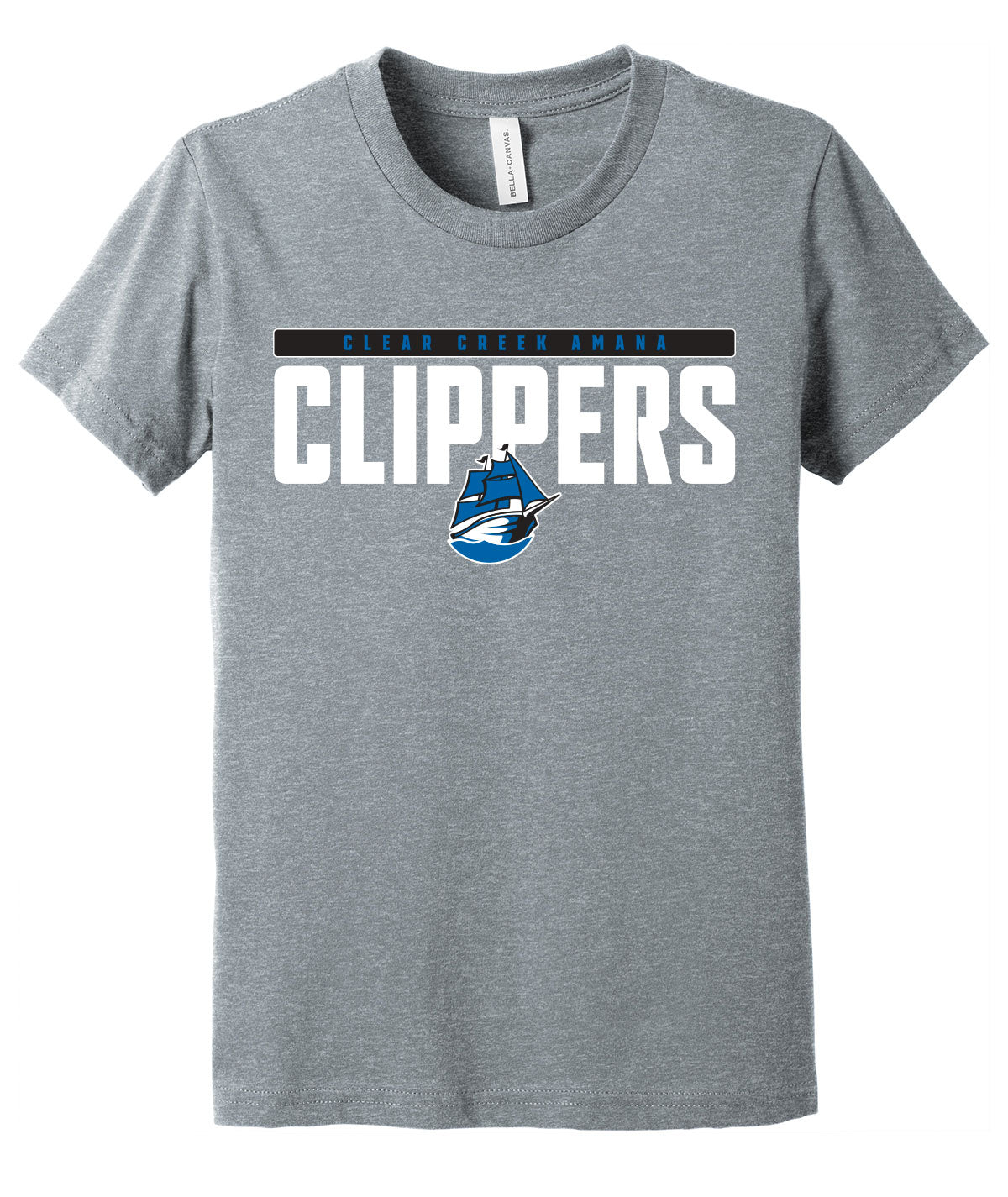 Clippers Stripe Softstlye Youth Tee