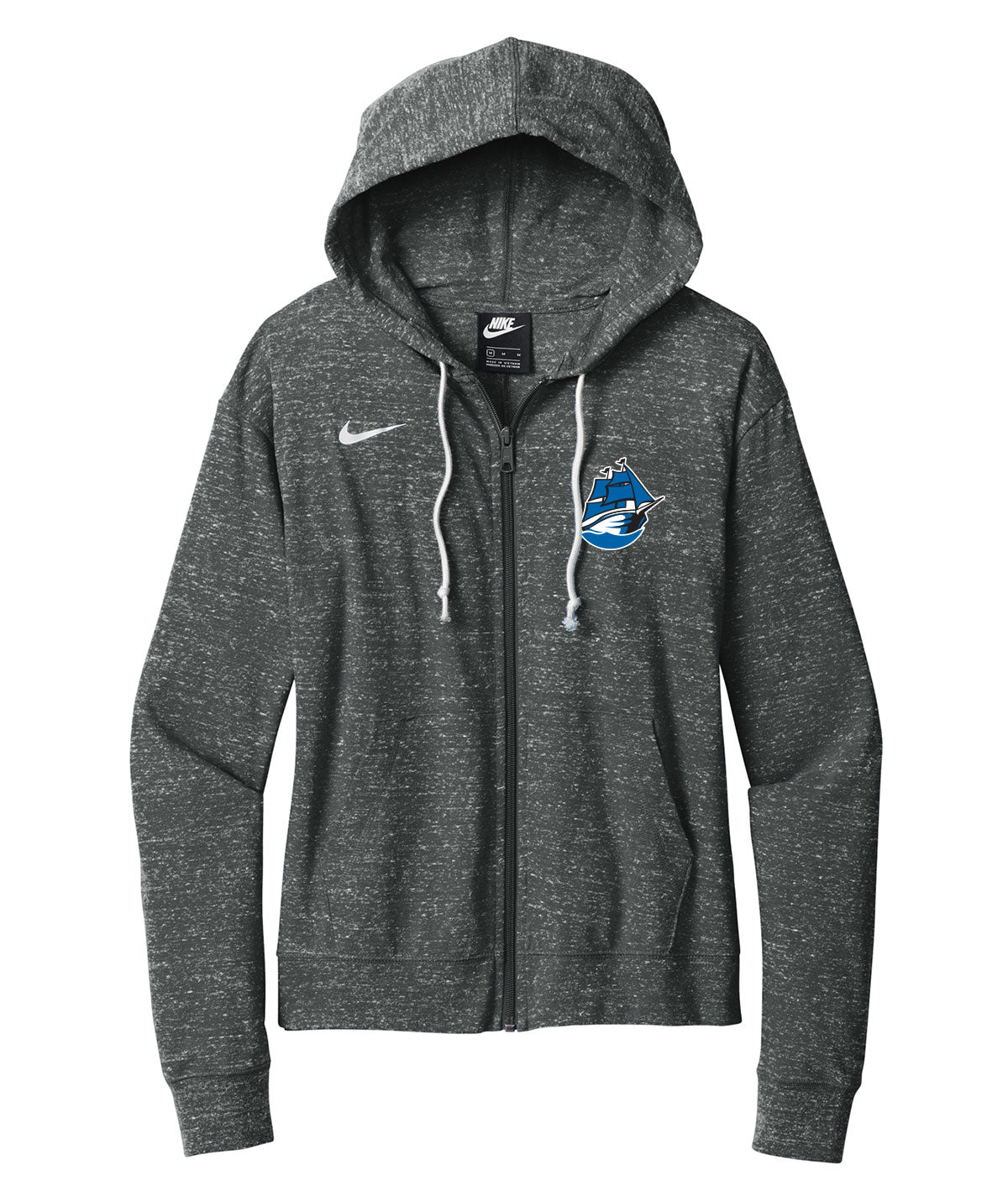 CCA Clippers Womens Nike Gym Vintage Full-Zip Hoodie