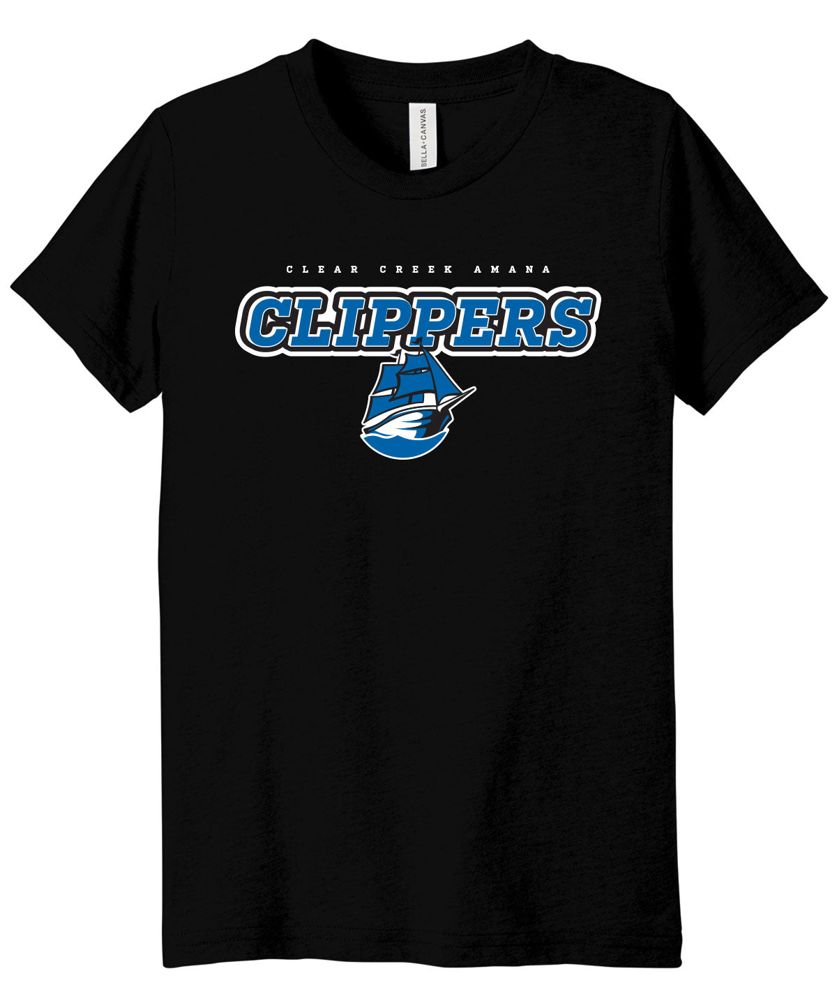 Clear Creek Amana Clippers Triblend Youth Tee