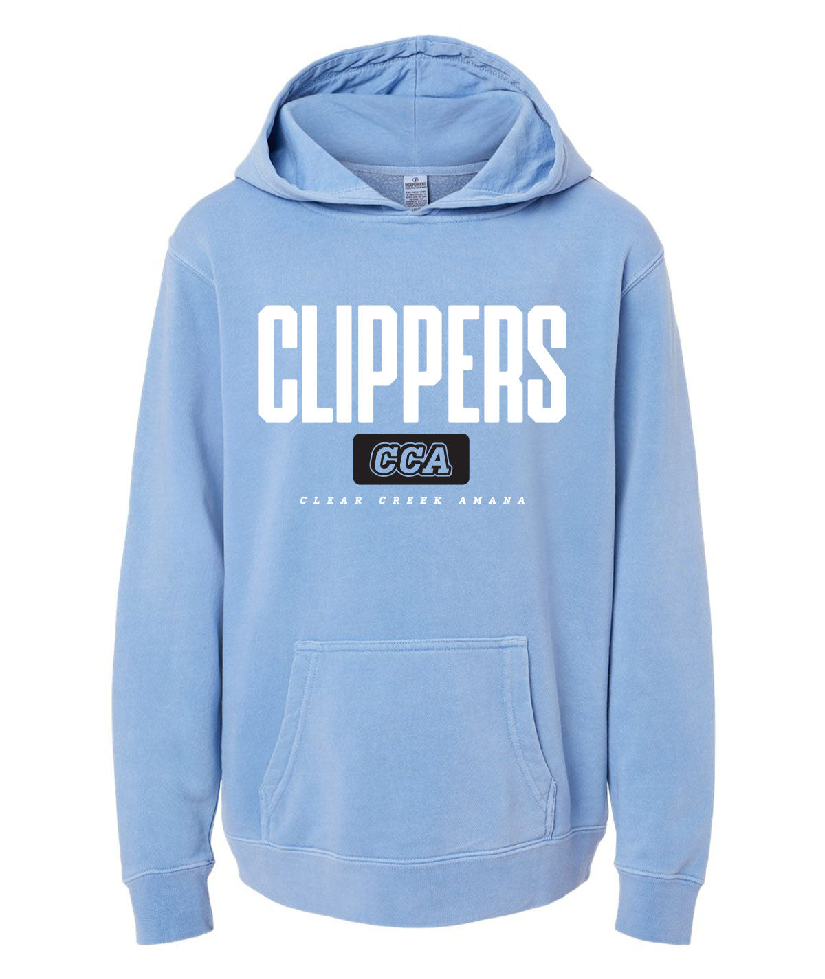 CCA Clipper Classic Youth Cozy Hooded Sweatshirt