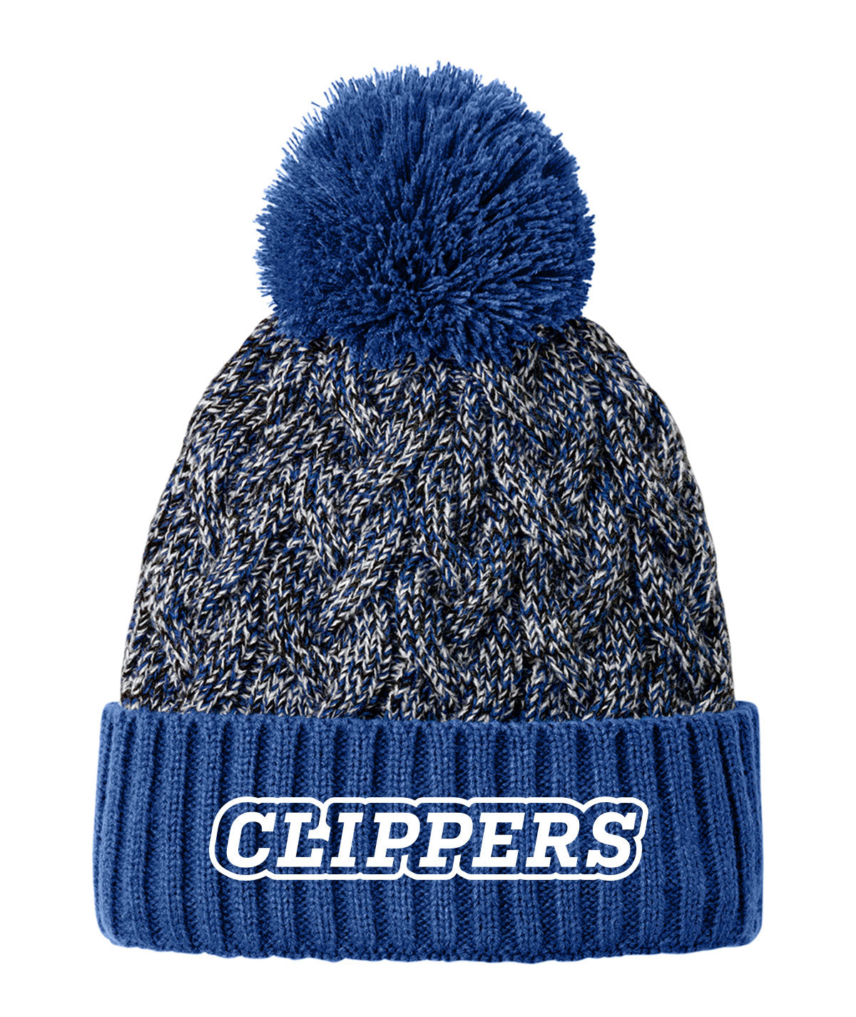 CCA Clippers New Era Pom Beanie